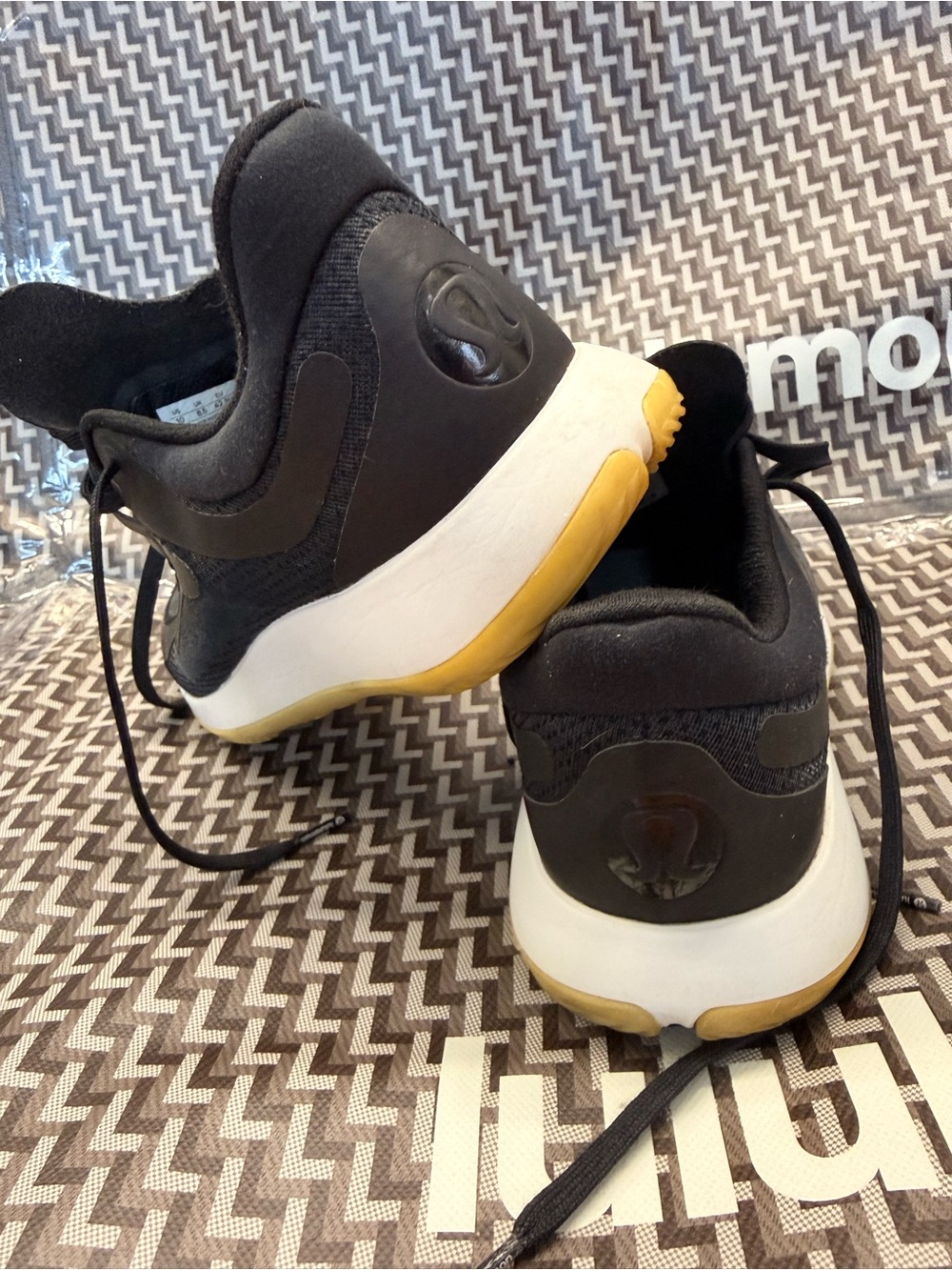 lululemon athletica Black and Yellow Women's Sneakers